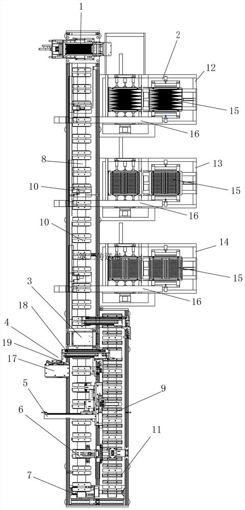 Oral instrument box packaging and feeding device