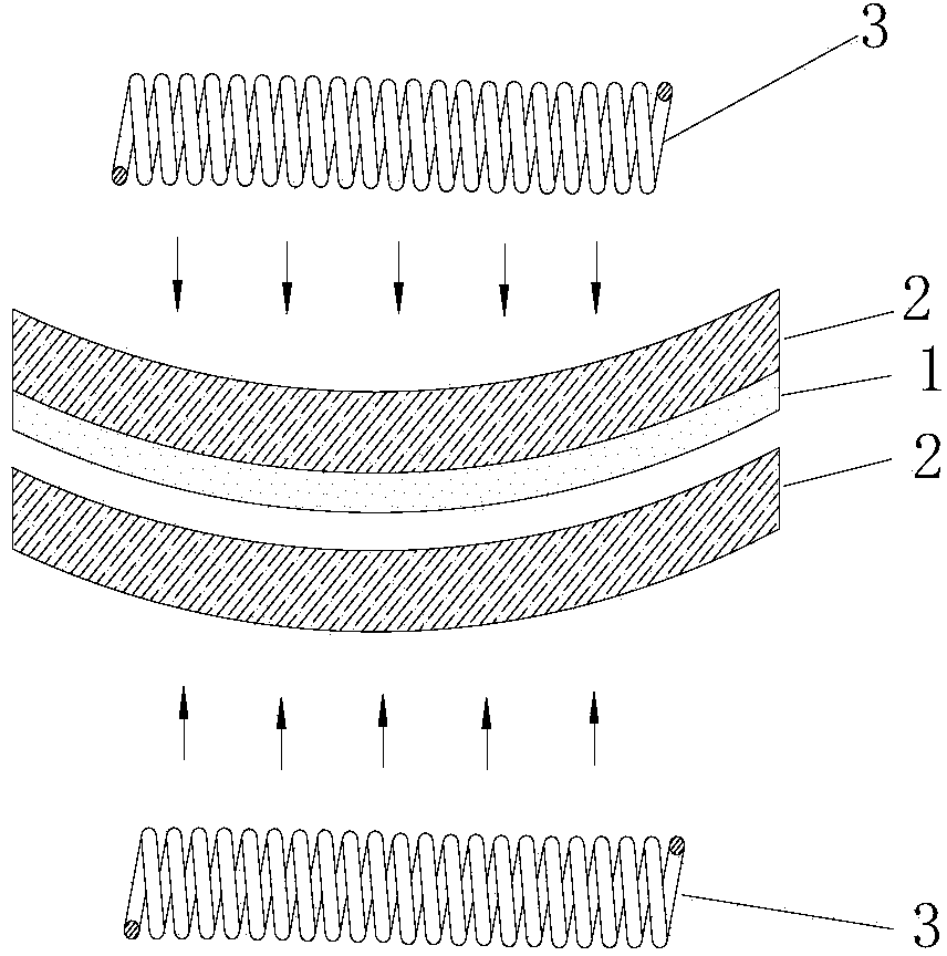 Ceramic heating plate for glass bending