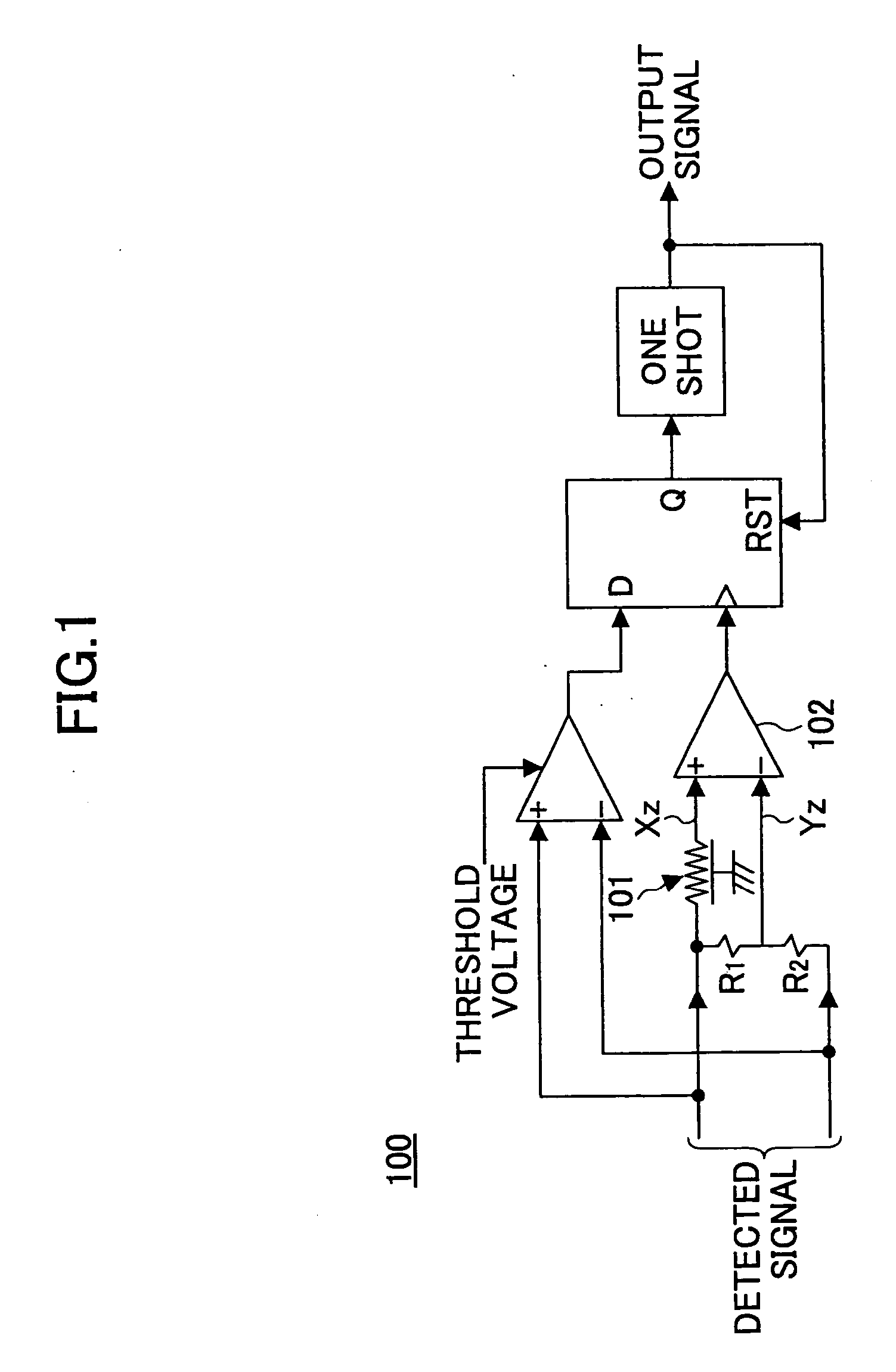 Radiation detection circuit and apparatus for radiographic examination