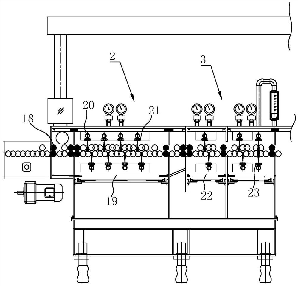 PCB board cleaning line