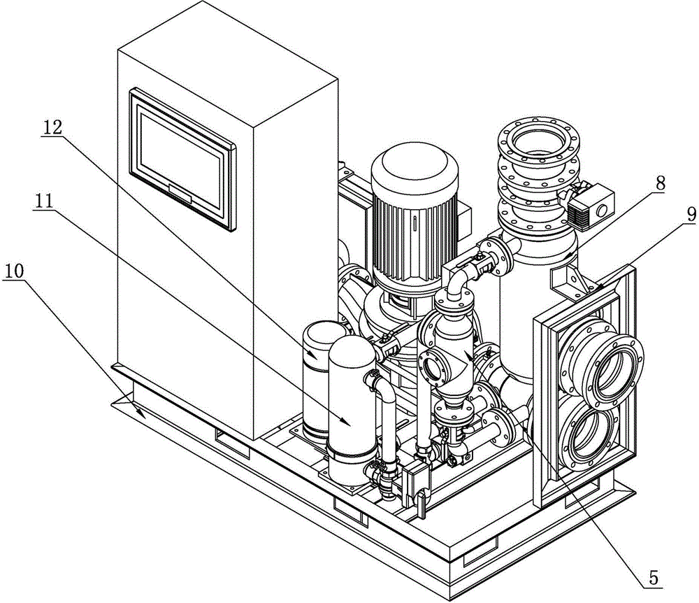 Workstation of water-cooling chilling unit water system