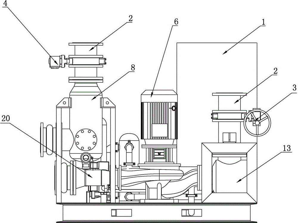 Workstation of water-cooling chilling unit water system