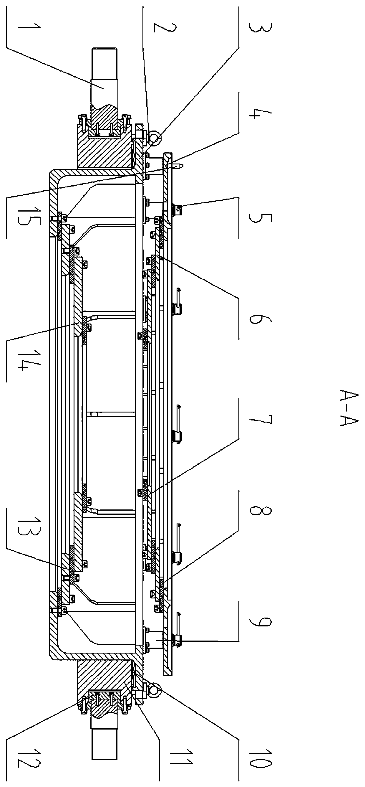 Specific stationary fixture for detecting wave buoy