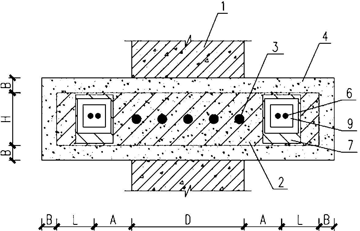 Hoop-type circular-section anchor-rod slide-resistant pile and construction method thereof