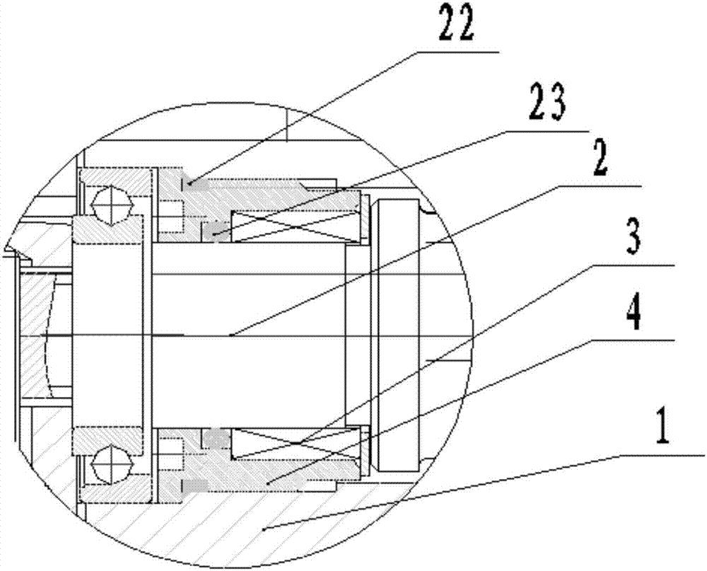 A glass clamp with adjustable automatic door closing speed