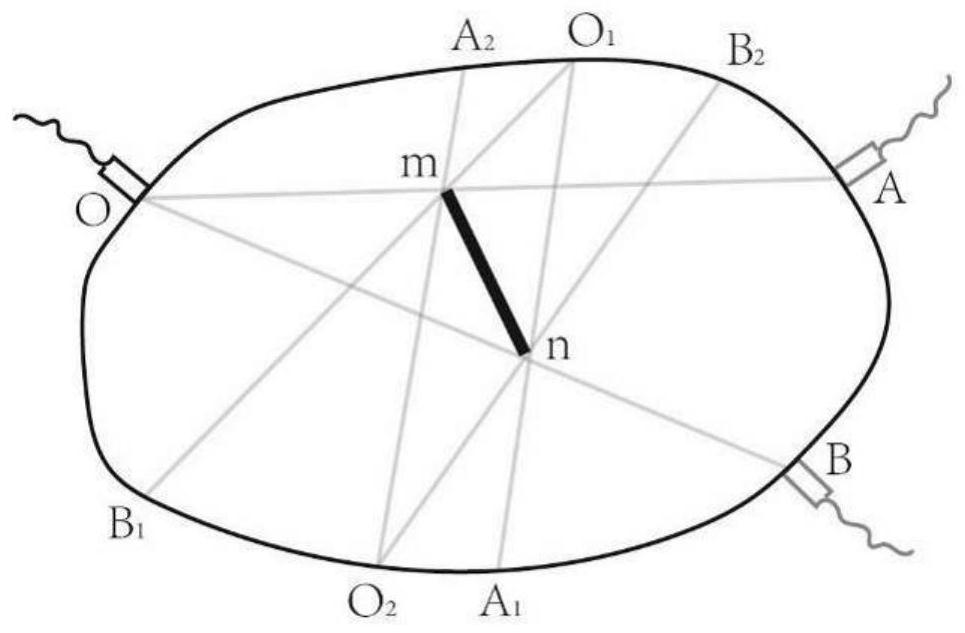 In-situ and non-destructive testing method for cracks in stone cultural relics