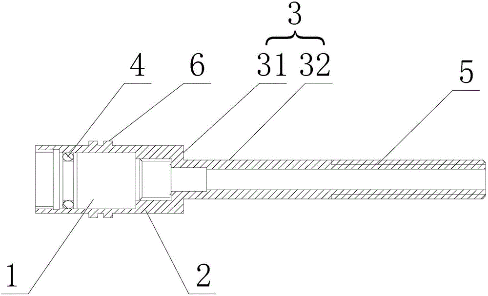 Sealed connecting rod for guiding