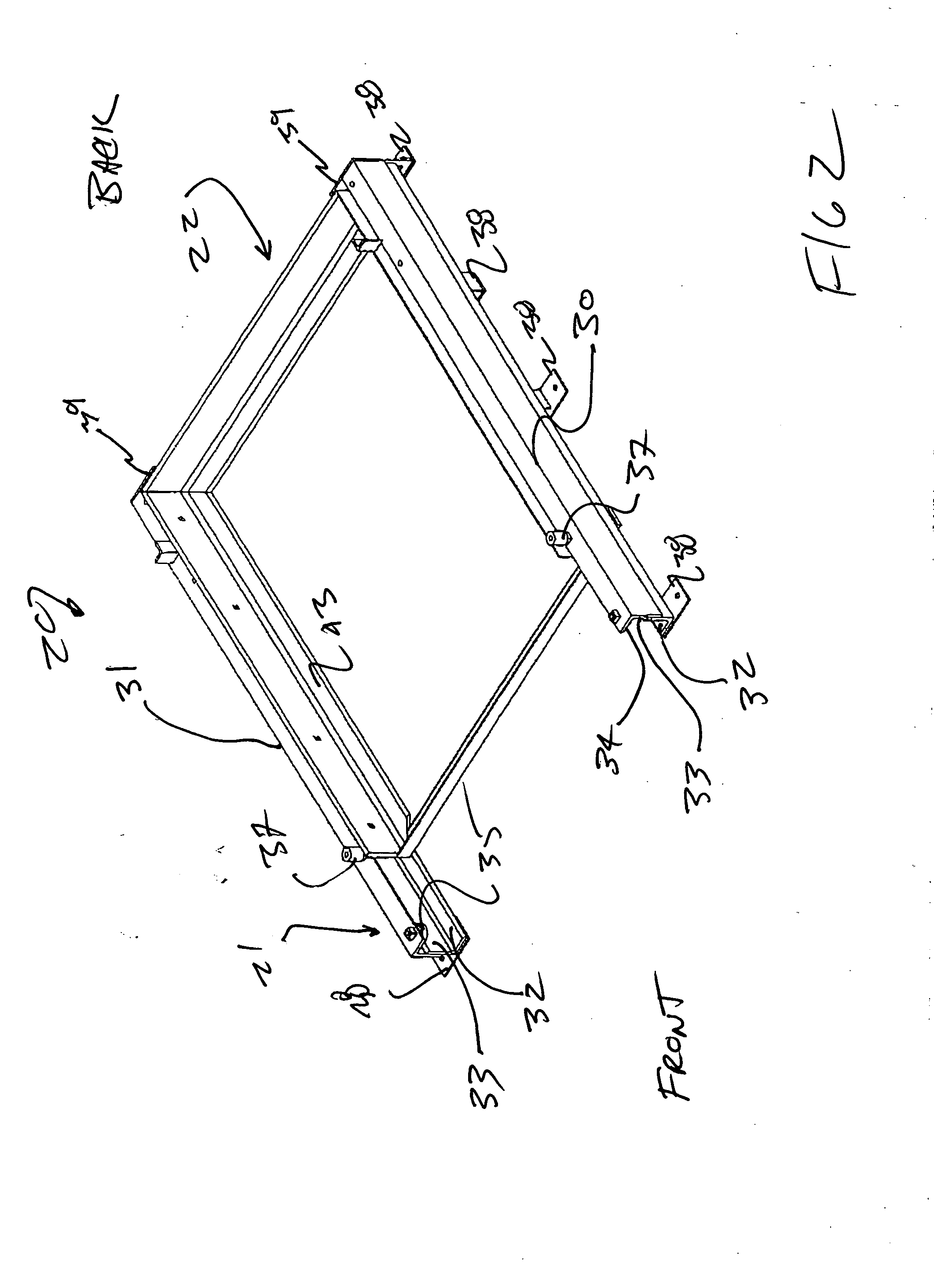 Cantilever pallet cart