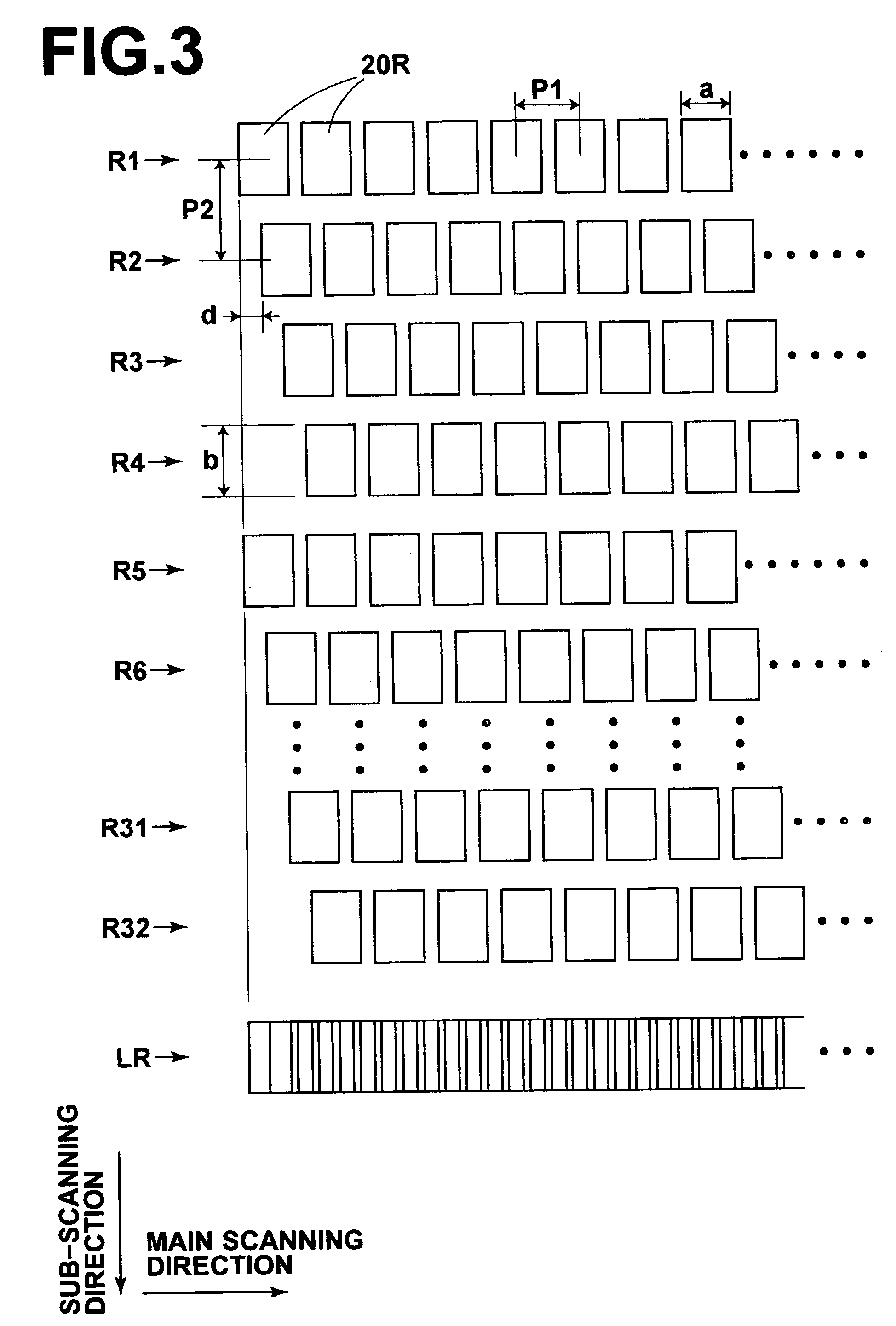 Method of driving light emitting element array