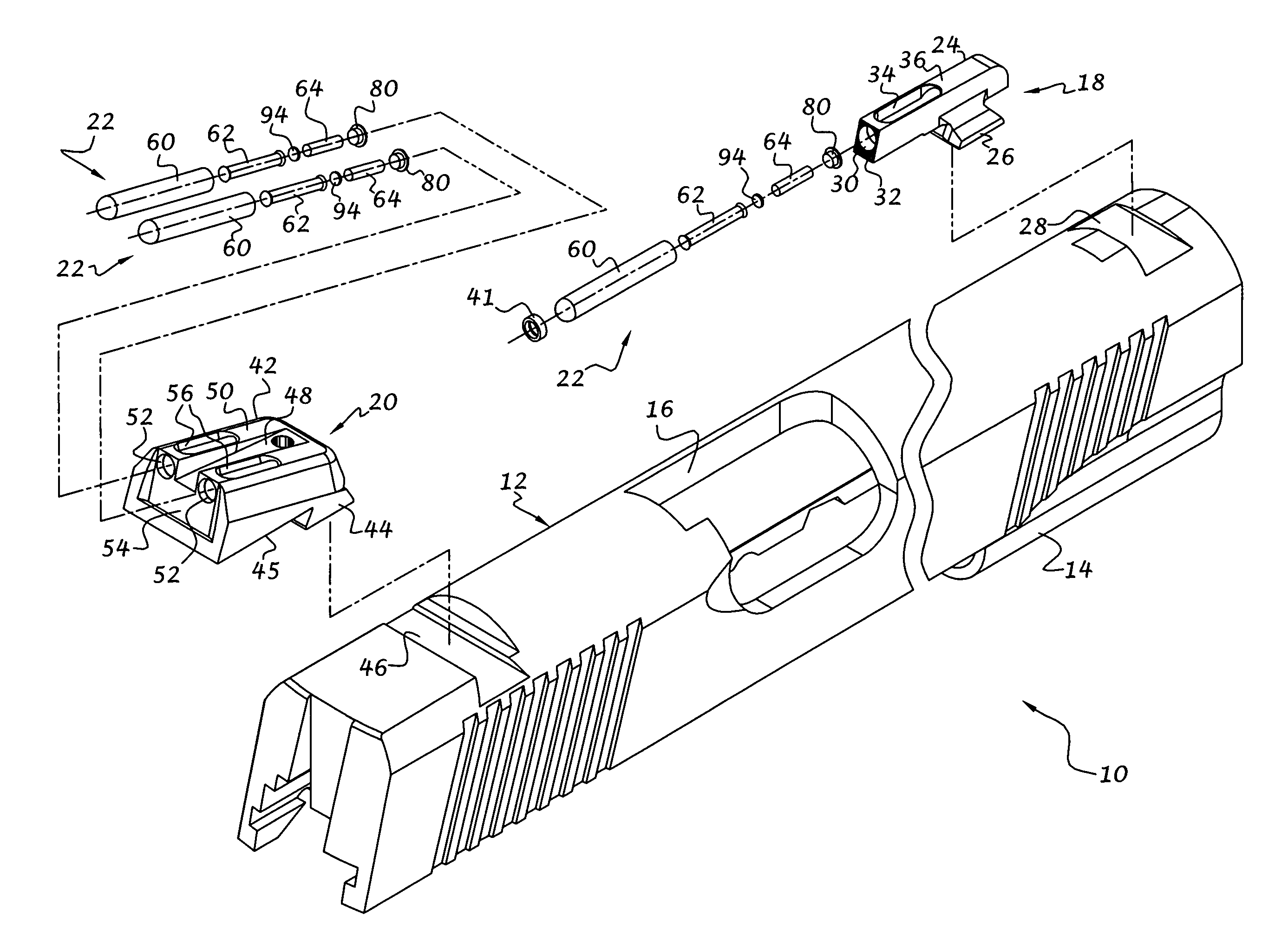 Self-illuminated sighting device