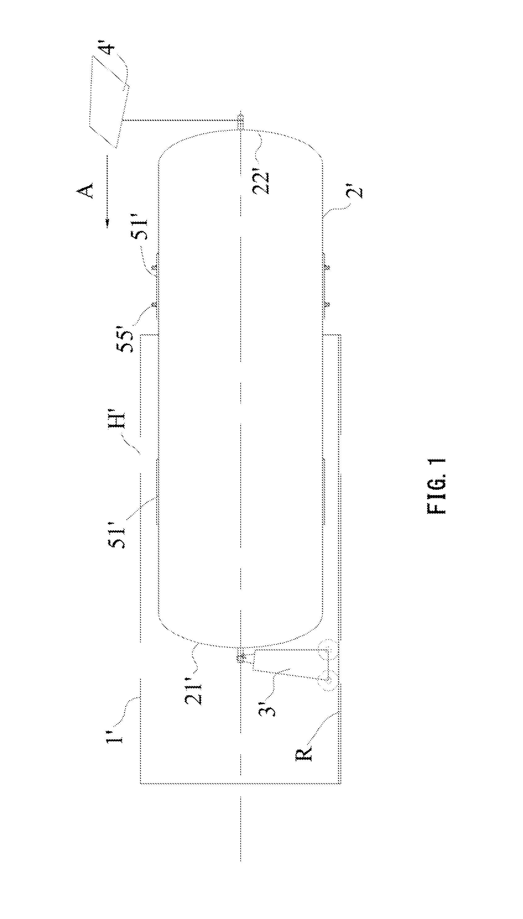 High Vacuum Container and Adjusting Device