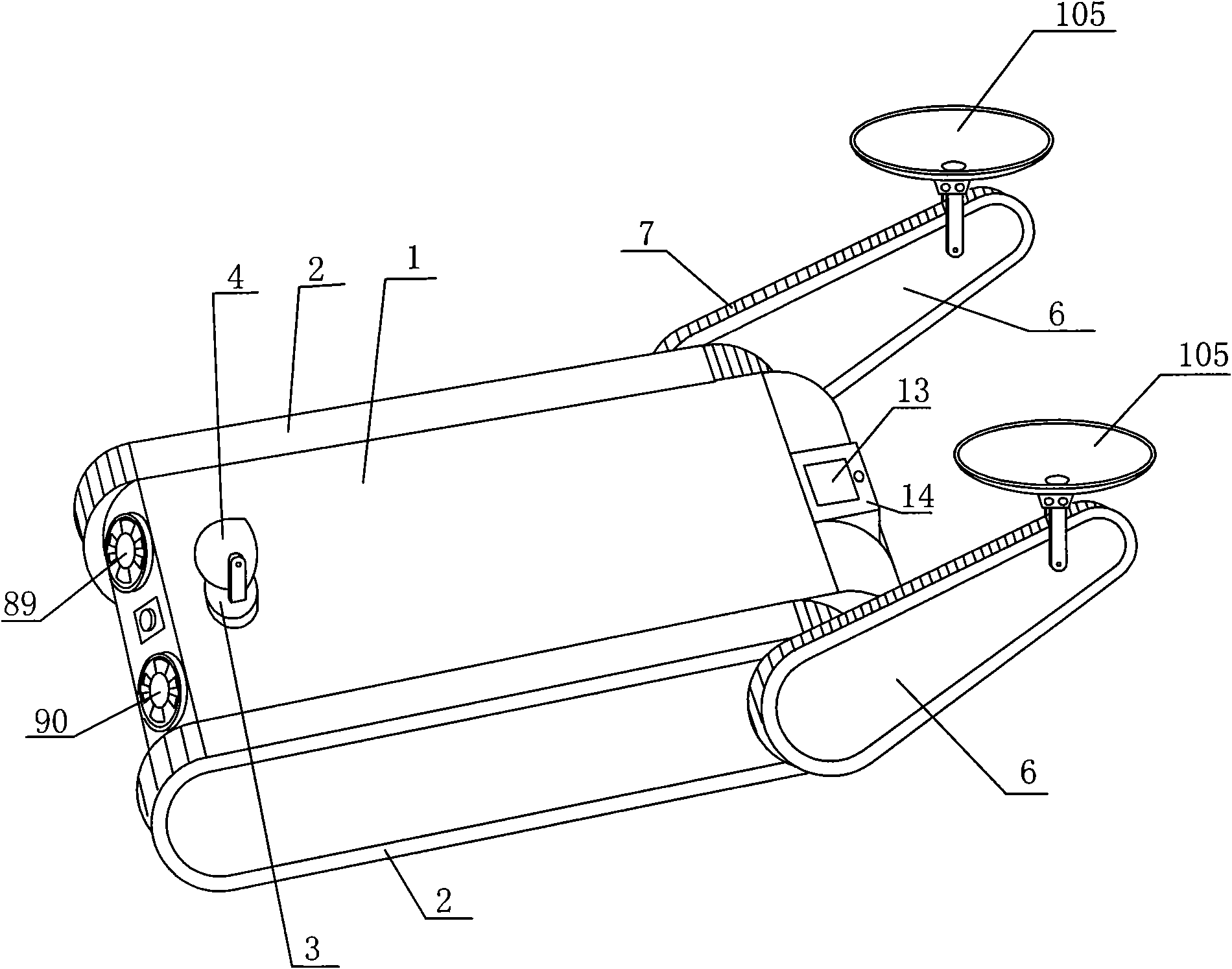 Robot suitable for cleaning and sterilizing under a plurality of environments