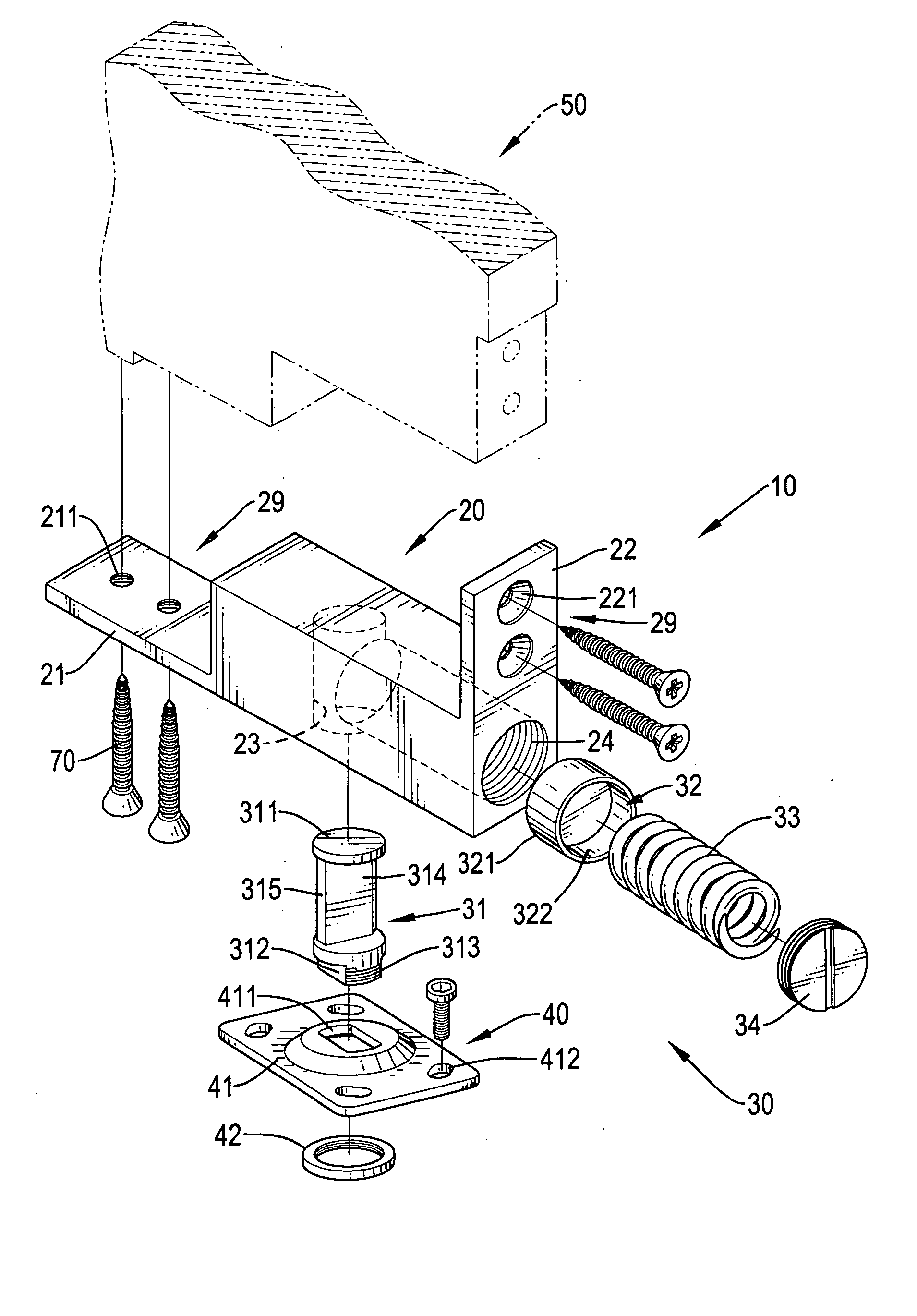 Door-closing assembly