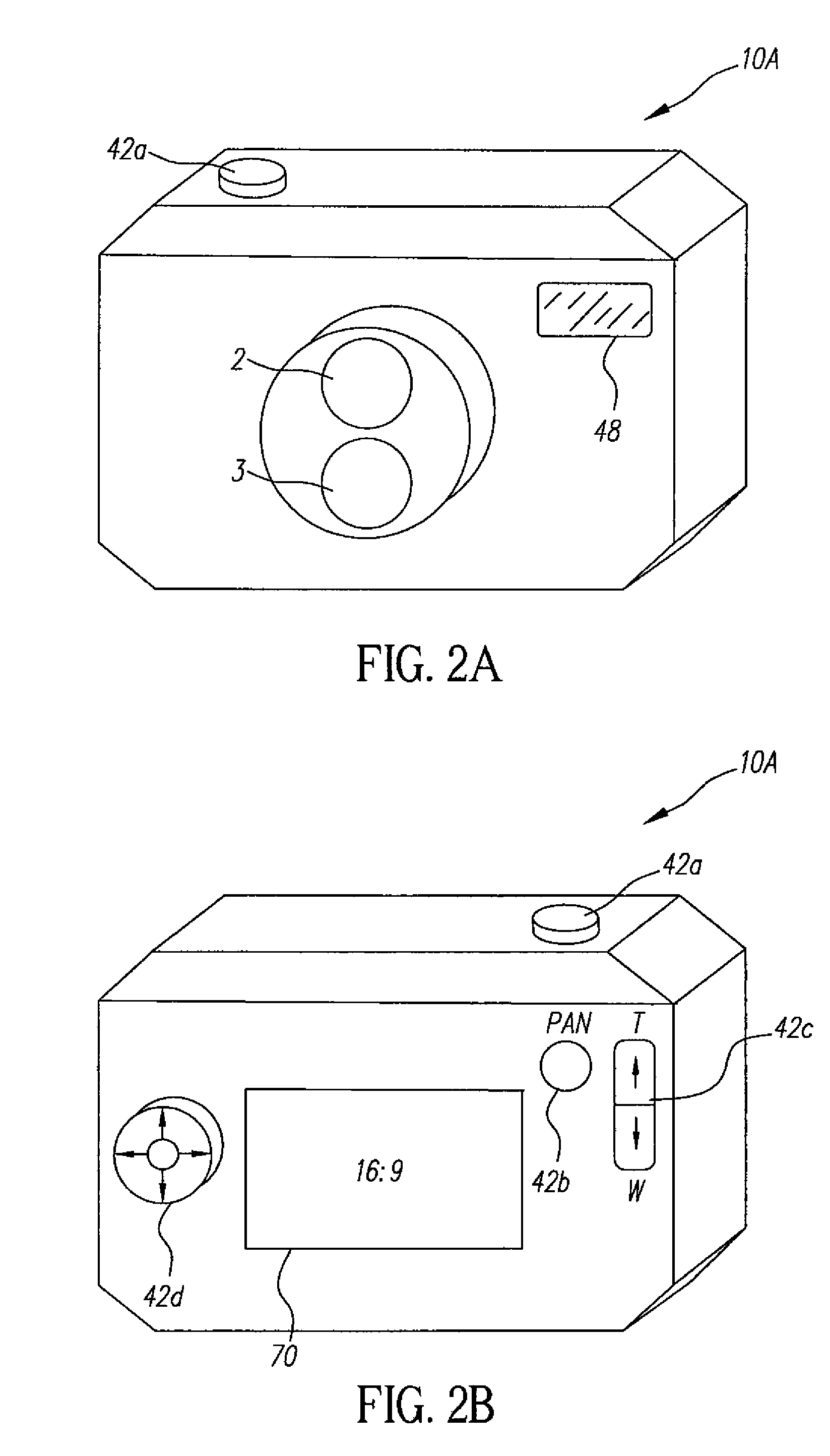 Camera phone using multiple lenses and image sensors to provide an extended zoom range