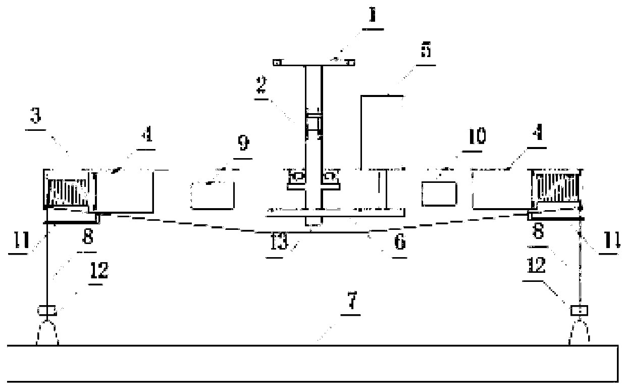 Multi-suspension-point liftable rotating equipment