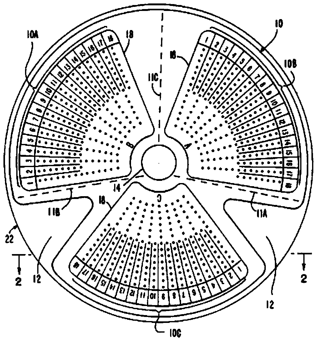 Method and device for locating abnormal area of ​​chest temperature