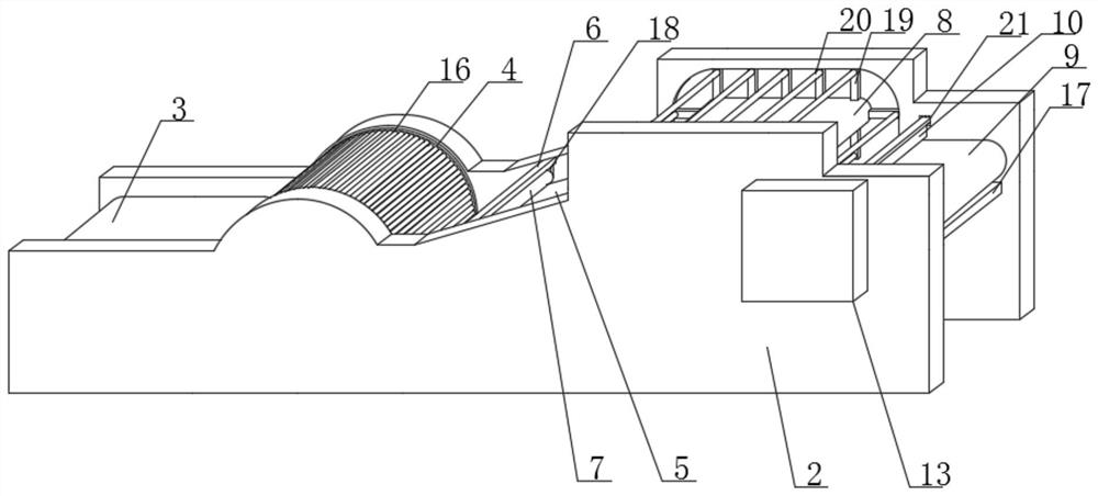 Full-automatic rubber cooling line with cutting function and using method thereof