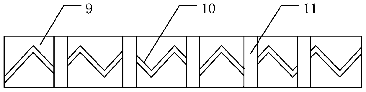 Bridge expansion joint transition area repairing structure for data measurement and construction method of structure