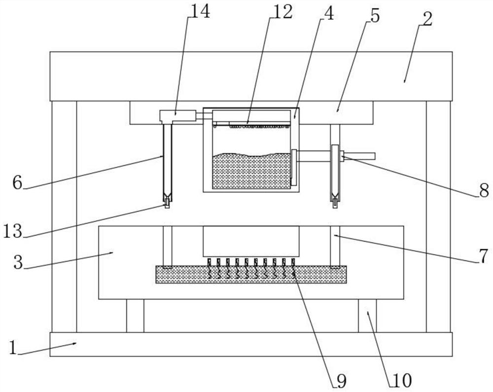 Stamping die with double-cooling type forming punch