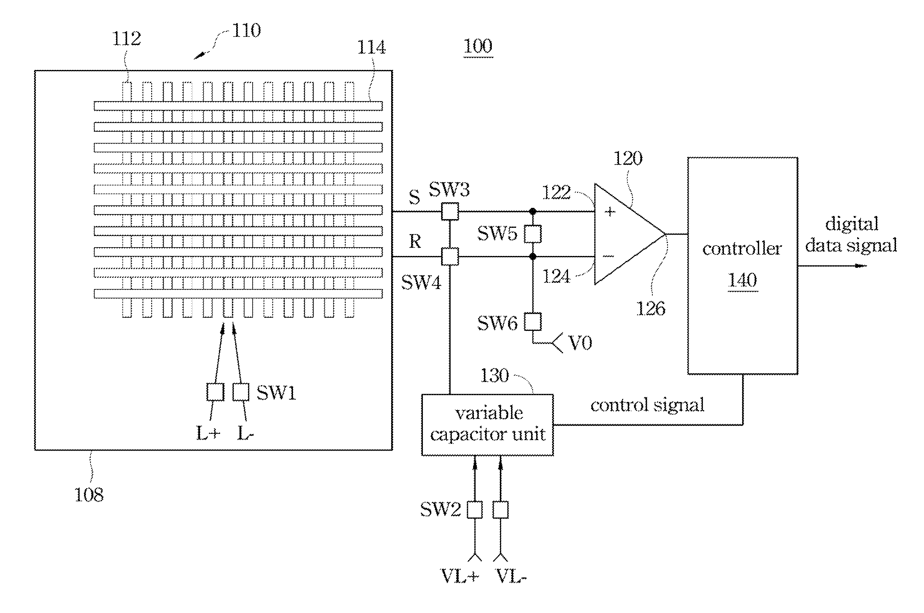 Touch sensing device