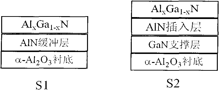 Growth method for obtaining high aluminium component Al-Ga-N alloys by improving aluminium doping efficiency