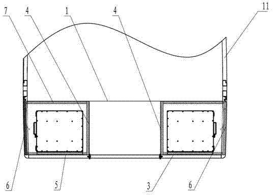 Electric automobile constant temperature battery compartment