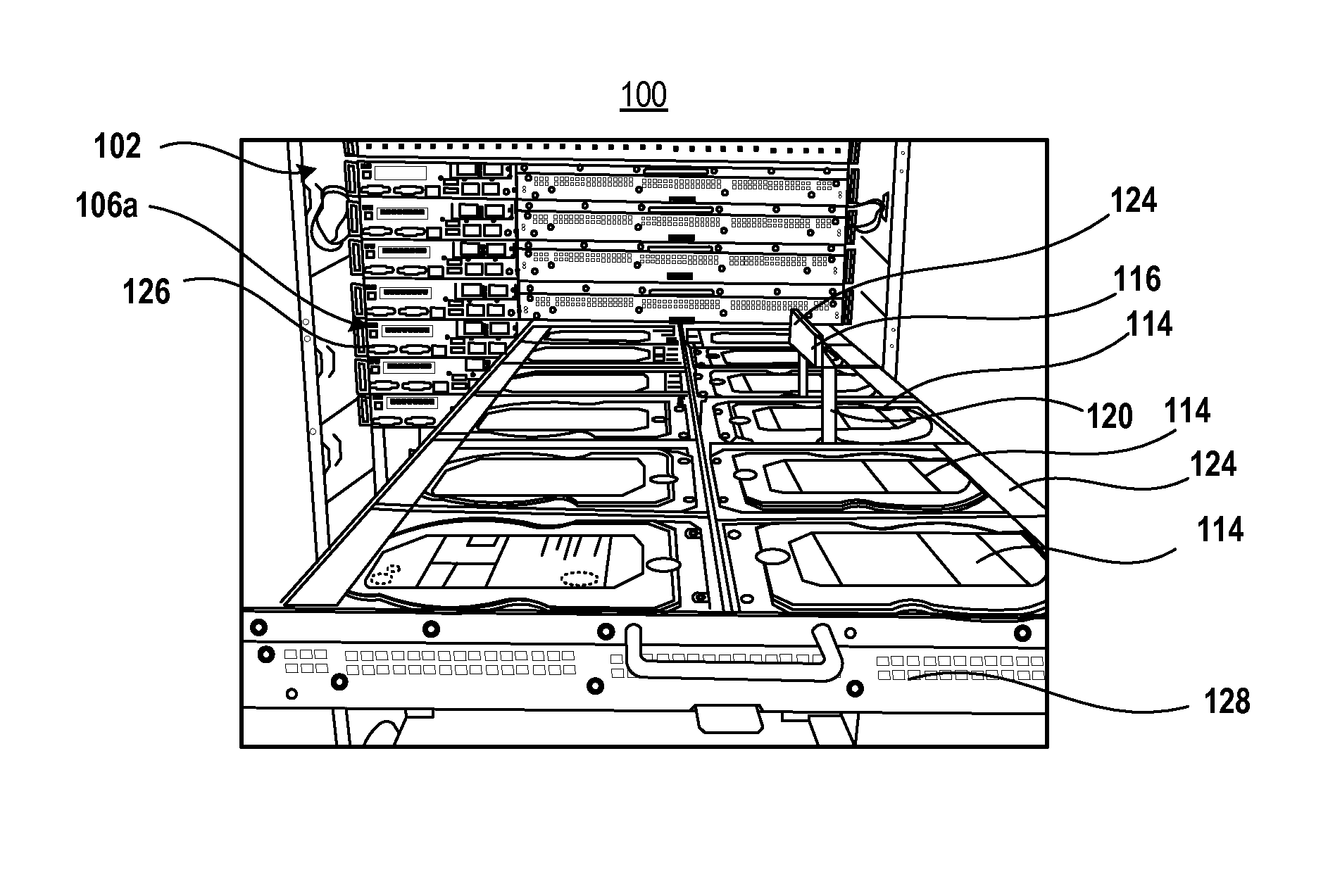 Single unit height storage sled with lateral storage device assembly supporting hot-removal of storage devices and slidable insertion and extraction from an information handling system rack