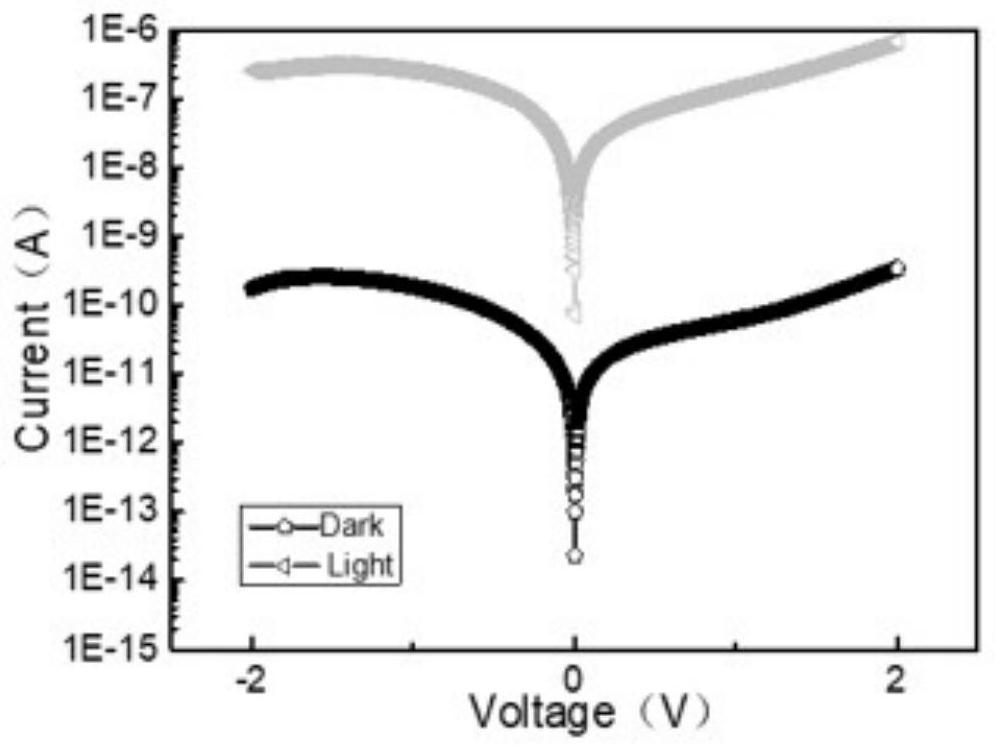 A kind of ultraviolet light detector based on double perovskite single crystal and its preparation method