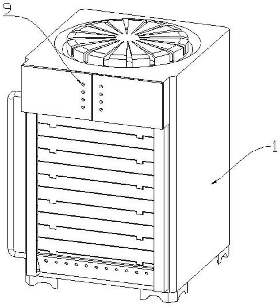 New energy environment-friendly purification device for improving air quality by using negative ions