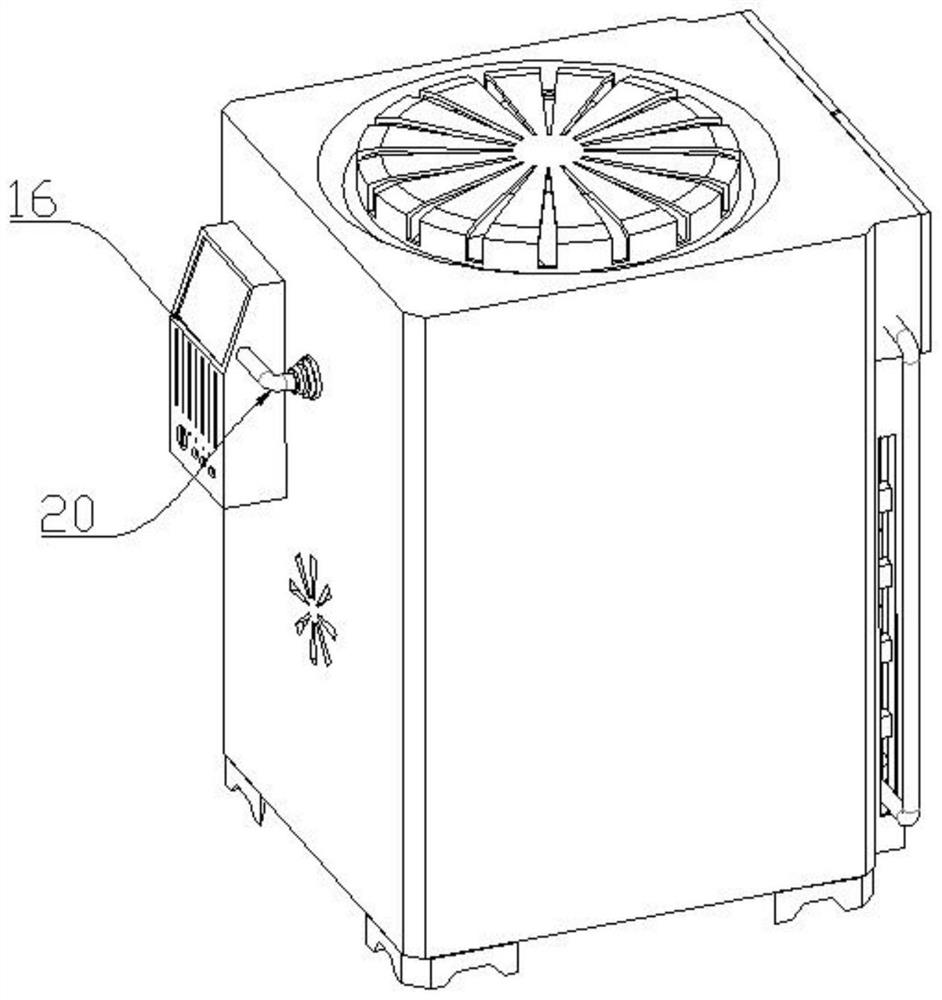 New energy environment-friendly purification device for improving air quality by using negative ions