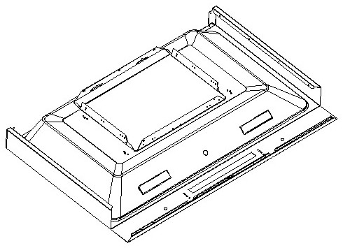 Flanging and bending equipment for metal plate shell of range hood