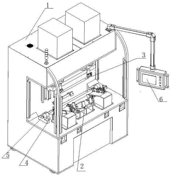 Flanging and bending equipment for metal plate shell of range hood