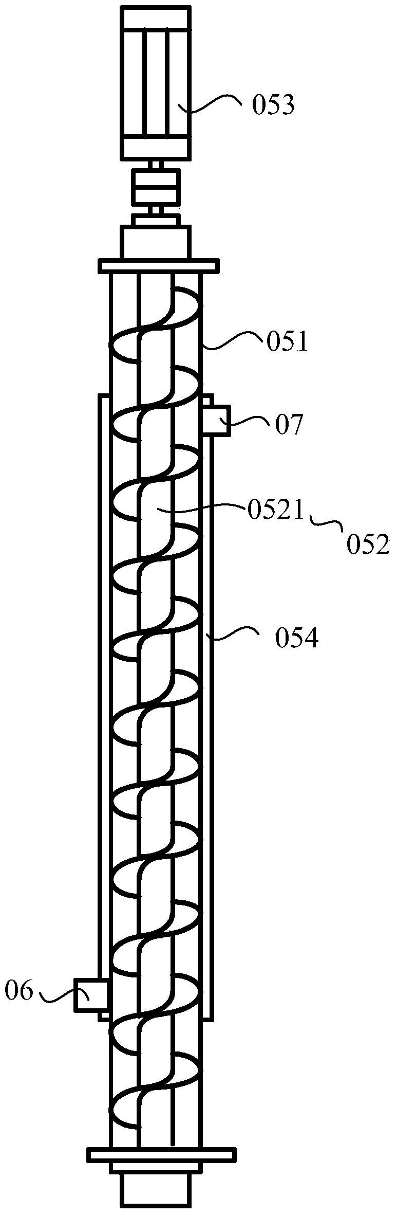 A fluidized bed gasification device