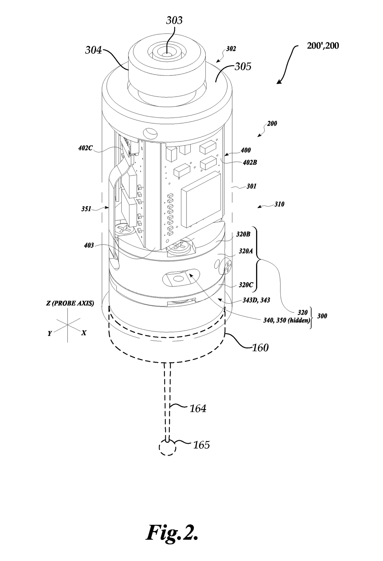 Trigger counter for measurement device with count values stored in flash memory