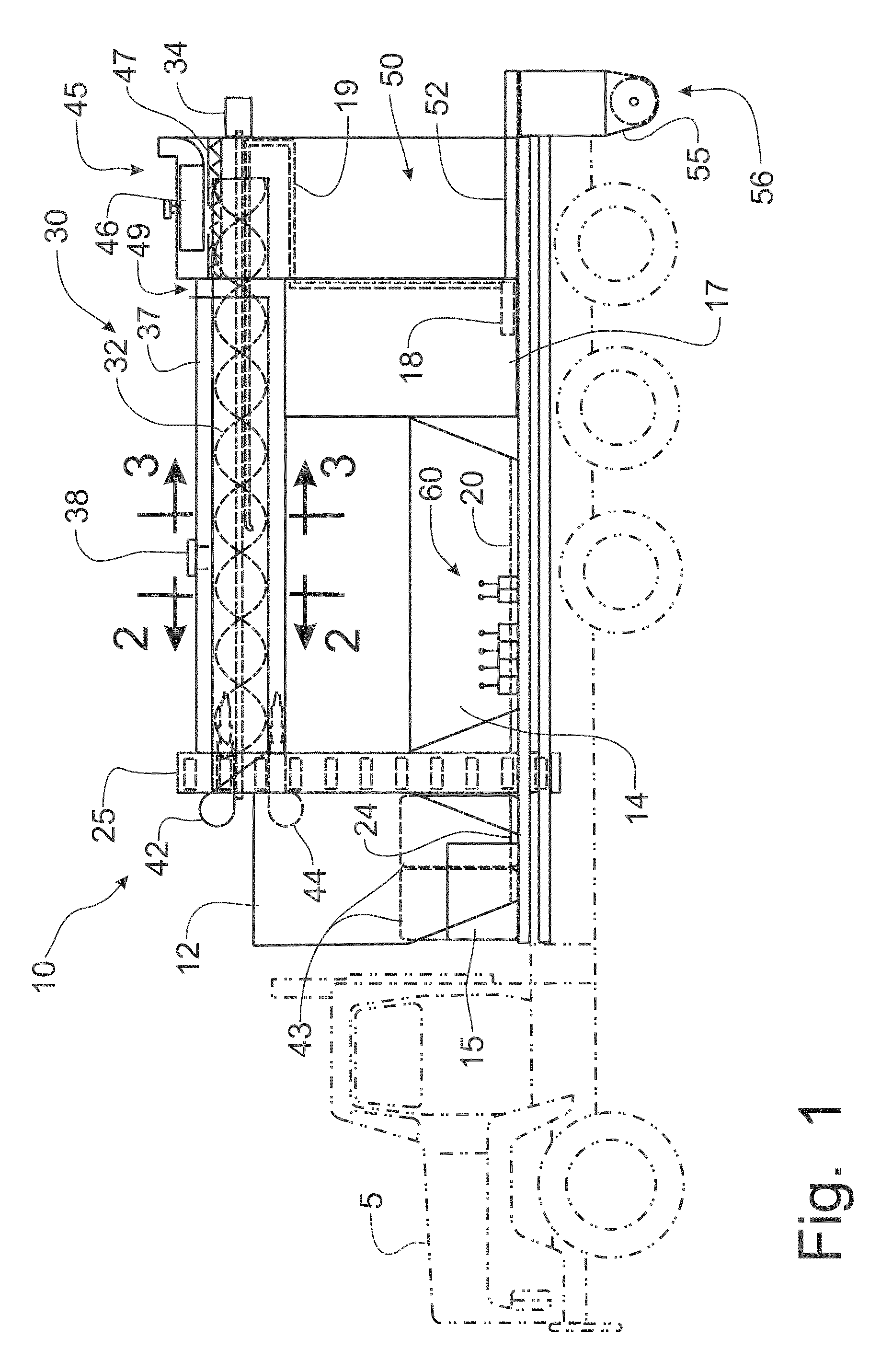 Mobile asphalt production machine