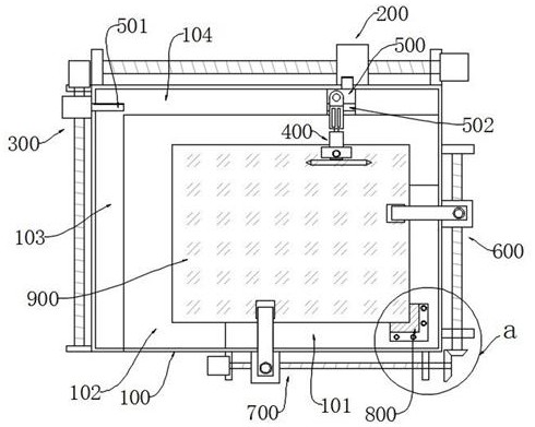 Cutting and processing device for processing mechanical parts