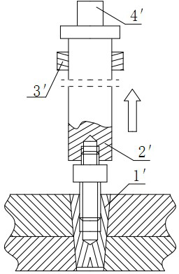 Knocking type extraction tool