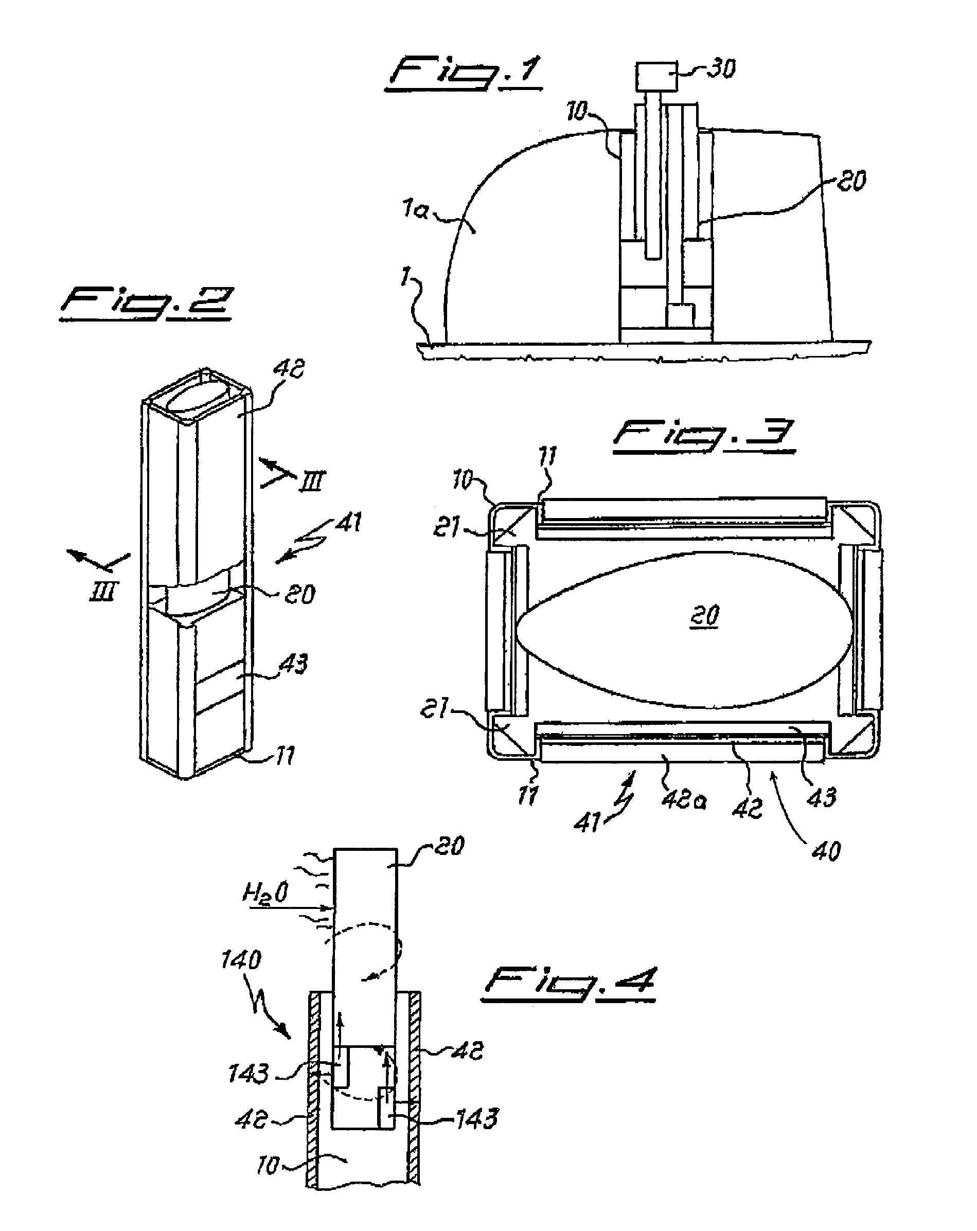 Linear-motor apparatus for moving sensor-support tubes of submarines