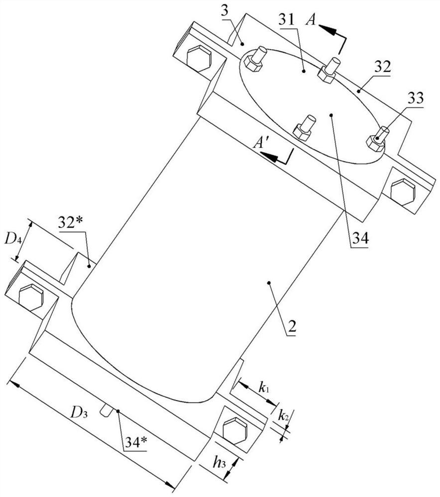 Explosion-proof structure with low equivalent toxic explosive air bag recovery