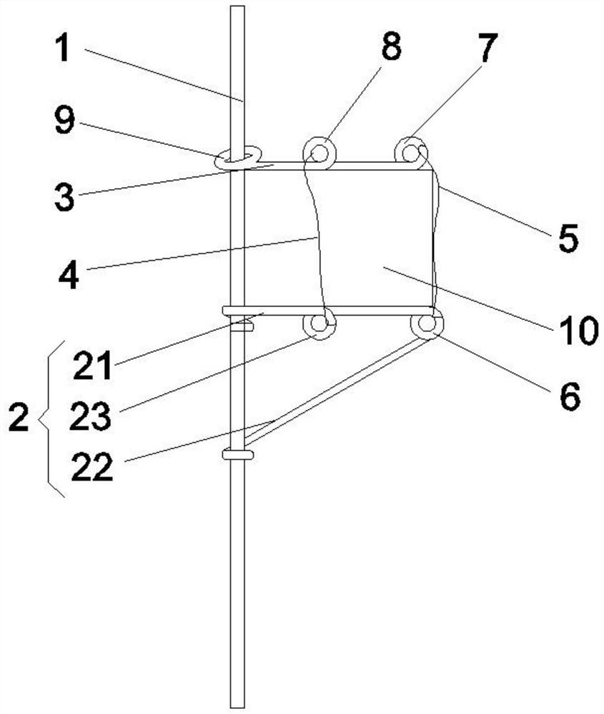 Bee box fixing device with anti-theft function