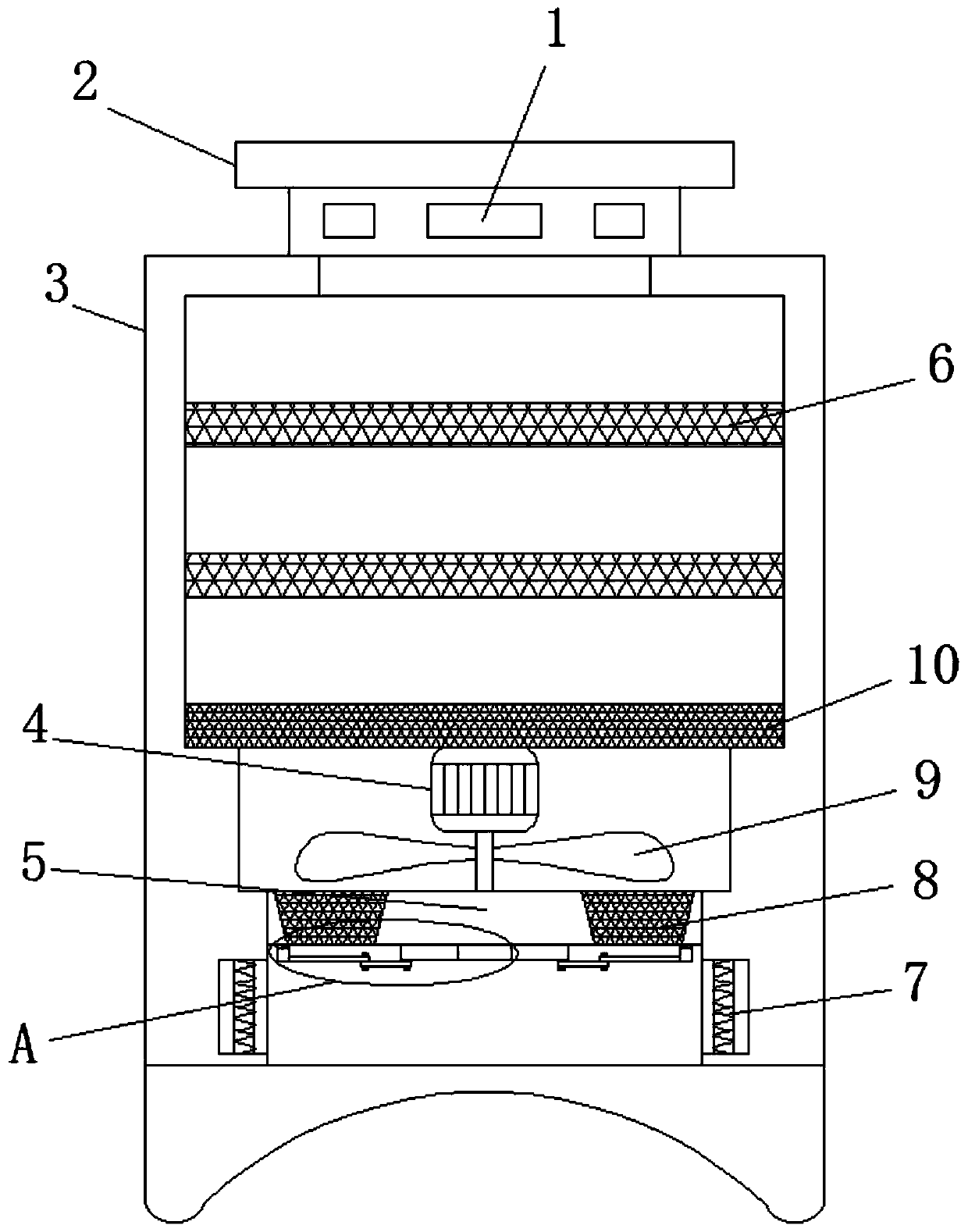 Accessory storage device for research of animation cooperative task undertaking machine