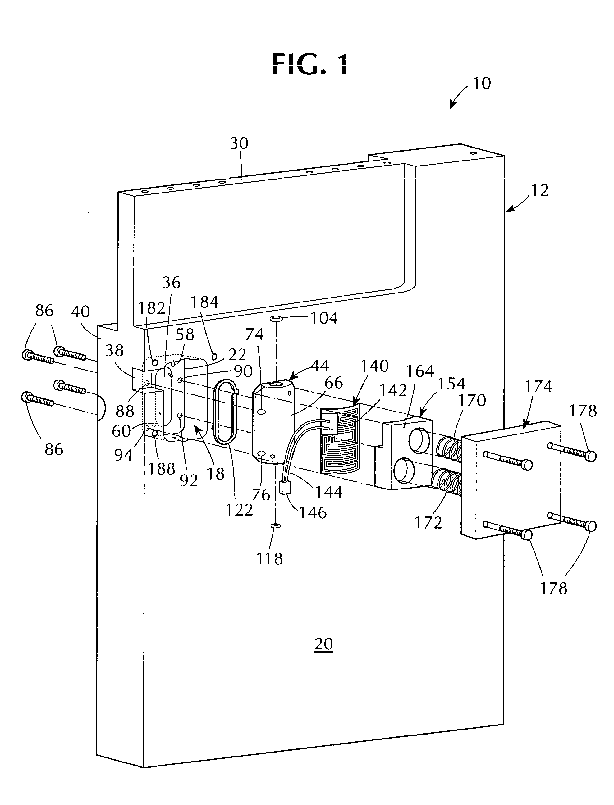 Fluidics circuit of hematology analyzer with heated reaction chamber