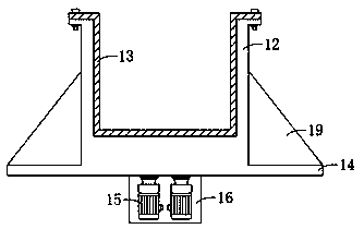 Glass bead cooling vibration conveying mechanism