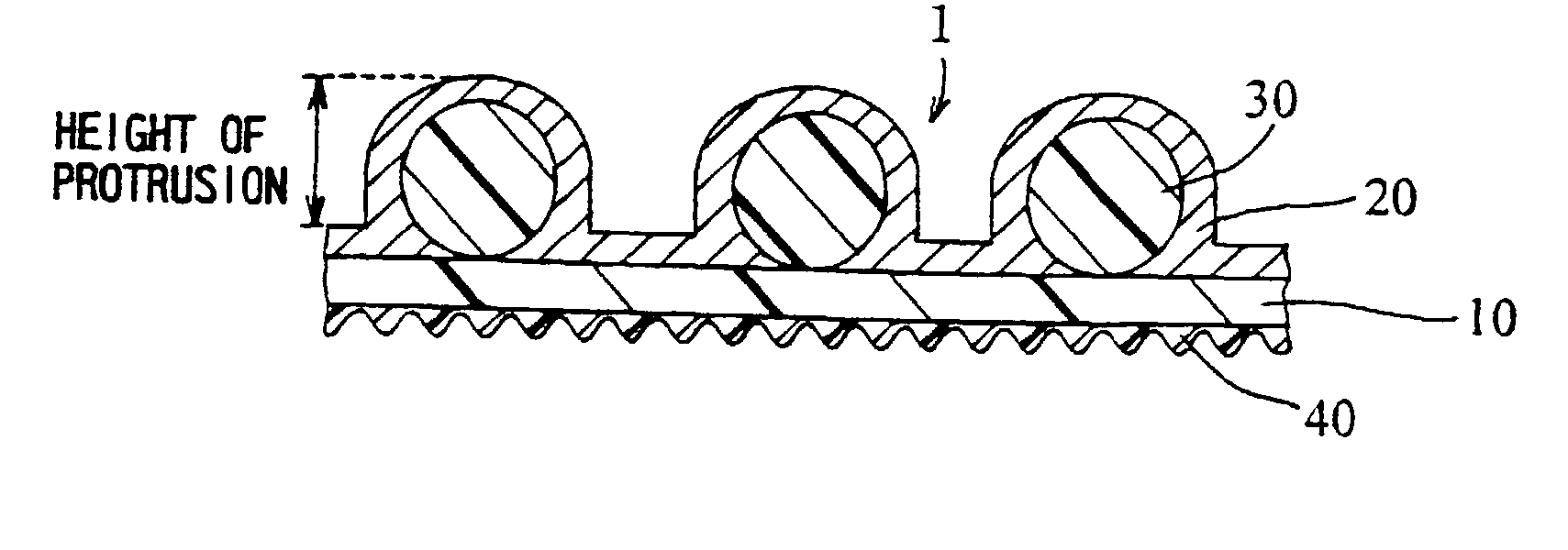 Reflector, sidelight type backlighting apparatus and reflector substrate