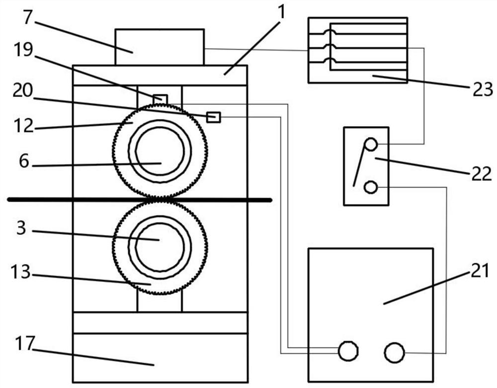 An automatic control device for preparing coated welding wire indentation