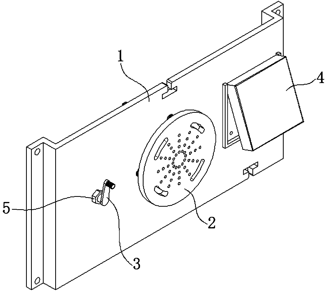 5G indoor active antenna head end device installation structure