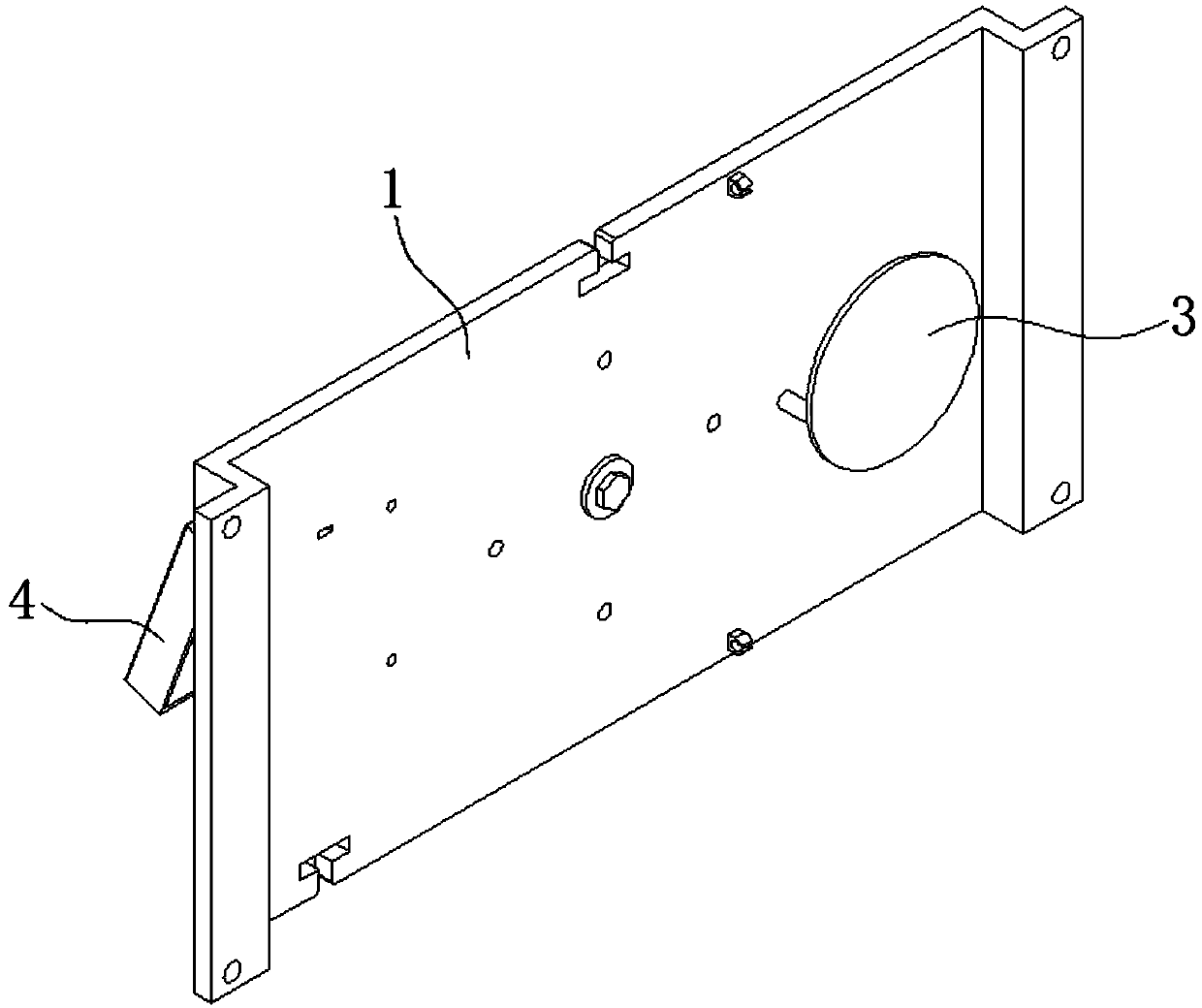 5G indoor active antenna head end device installation structure