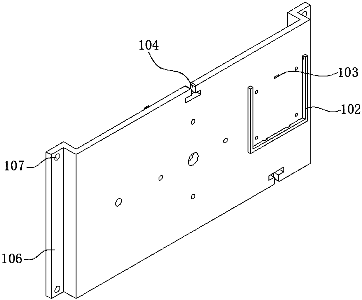 5G indoor active antenna head end device installation structure