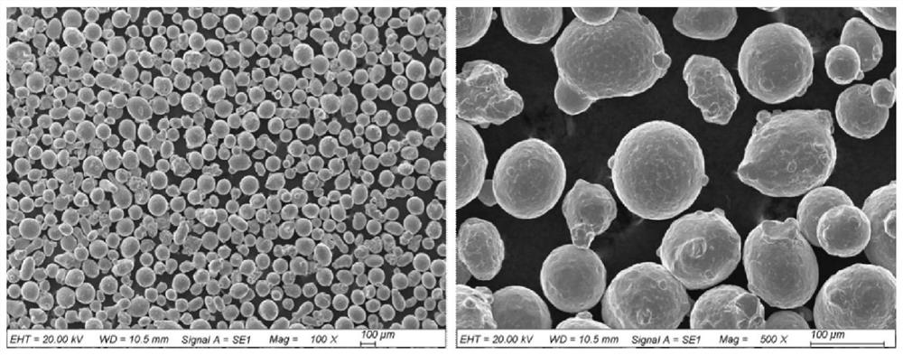 Laser cladding iron-based alloy powder for repairing steam turbine rotor journal and preparation and application thereof