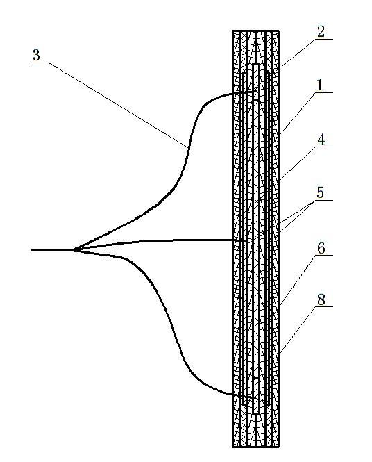 Electro-thermal mulching film heating device